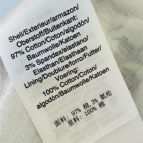 EUC DKNY White & Purple Floral Handkerchief Hem Fit-&-Flare Dress - Picture 14 of 16